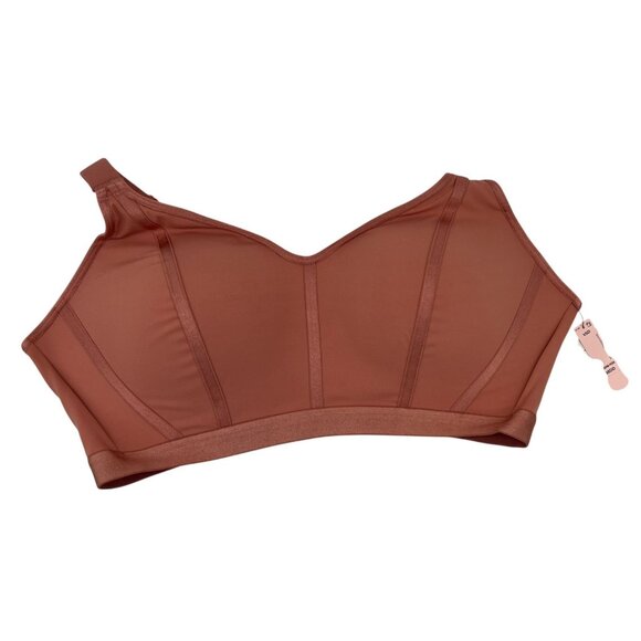 Victoria's Secret Other - NWT Victoria's Secret Womens Wireless Bra 38DD Orange Strappy Padded Stretch